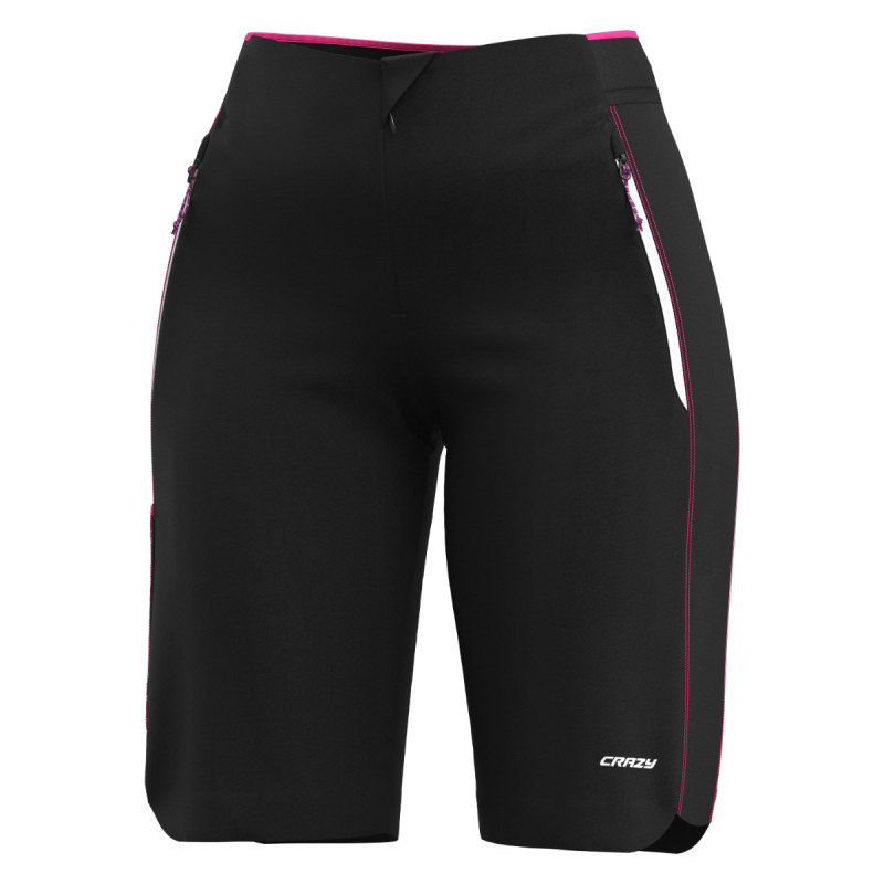 Dámské turistické kraťasy Crazy ALPINSTAR  - černá