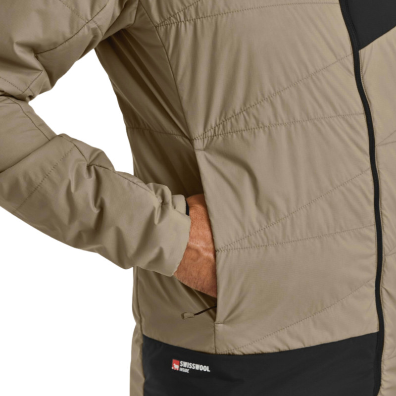 Pánska bunda Ortovox SWISSWOOL PIZ DUAN JACKET  - tmavo modrá