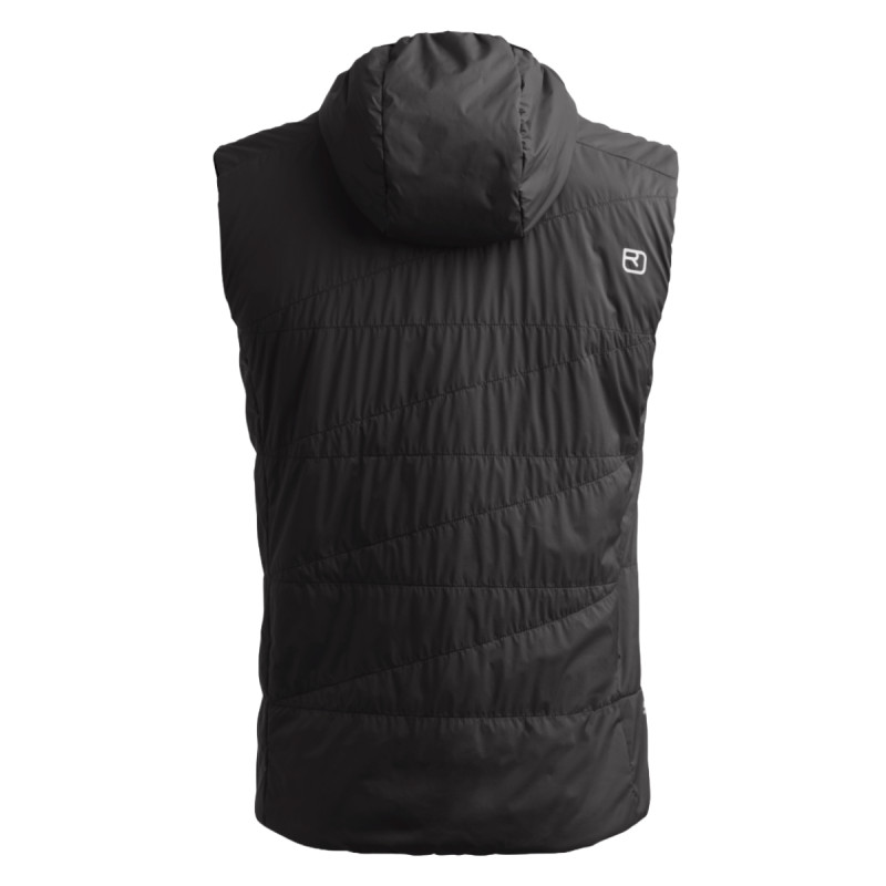 Pánska vesta Ortovox SWISSWOOL PIZ DUAN VEST  - čierna