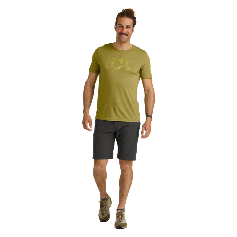 Pánske kraťasy Ortovox BRENTA SHORTS  - čierna