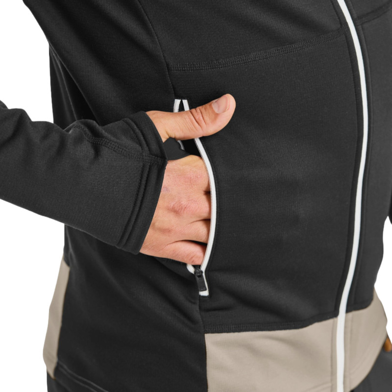 Pánská mikina Ortovox FLEECE LIGHT HOODY  - oranžová