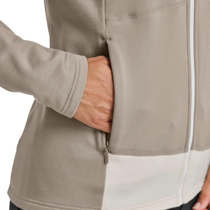 Dámska mikina Ortovox FLEECE LIGHT HOODY  - tmavo modrá