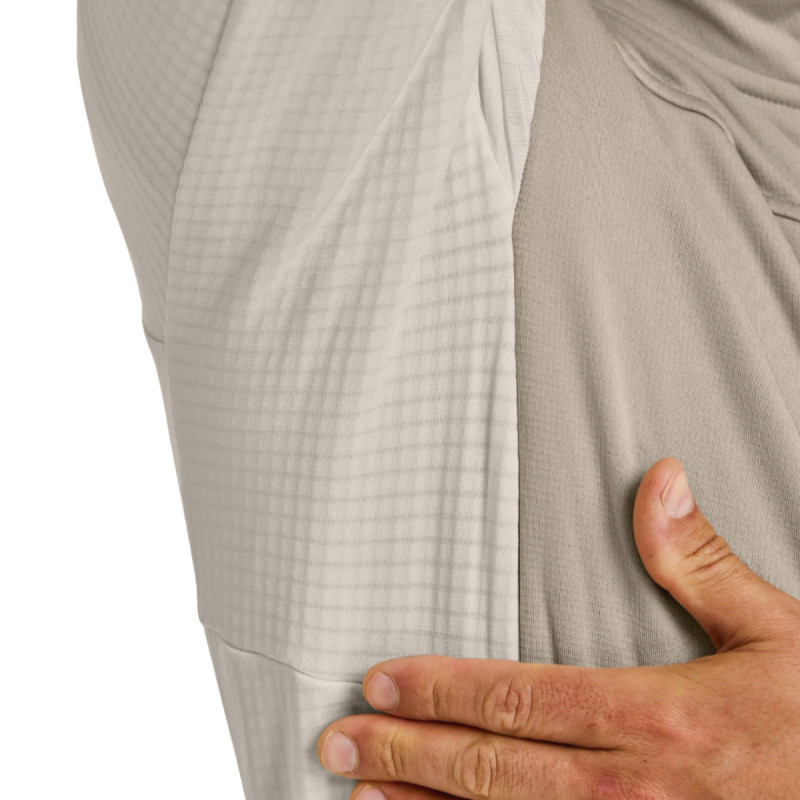 Pánska mikina Ortovox FLEECE GRID HOODY  - svetlo modrá