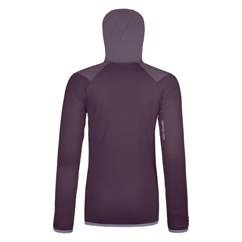 Dámska mikina Ortovox FLEECE GRID HOODY  - fialová