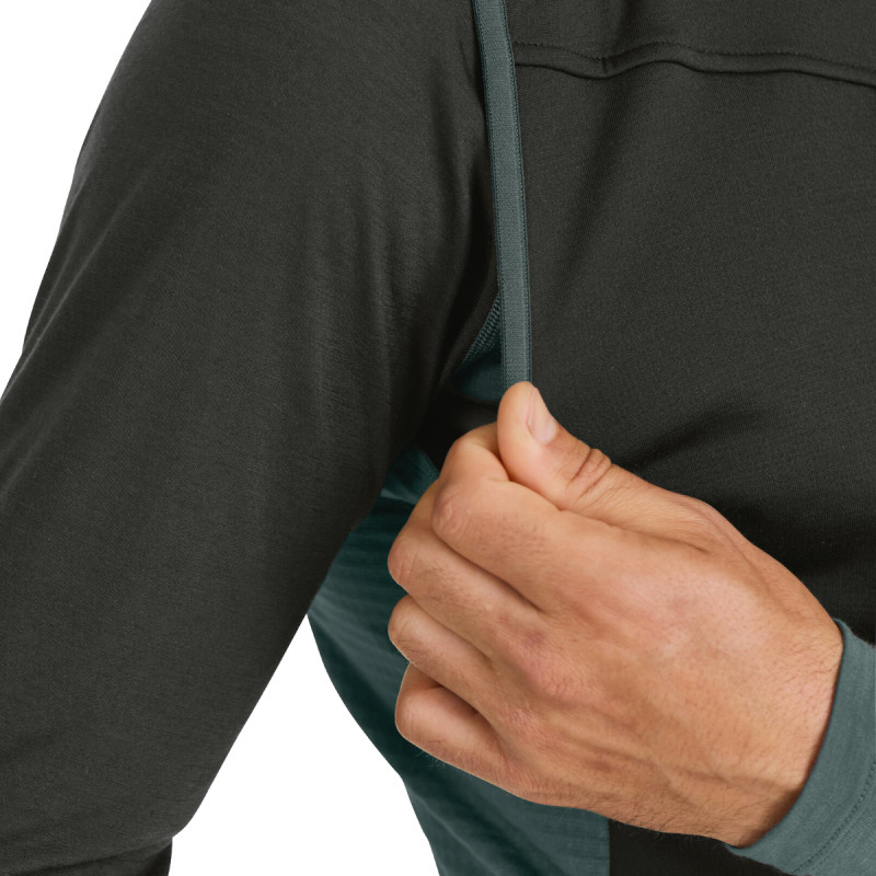 Pánska vesta Ortovox FLEECE GRID VEST  - tmavo modrá