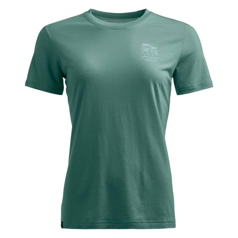 Dámske funkčné tričko Ortovox 150 COOL MTN MISSION TS  - zelená