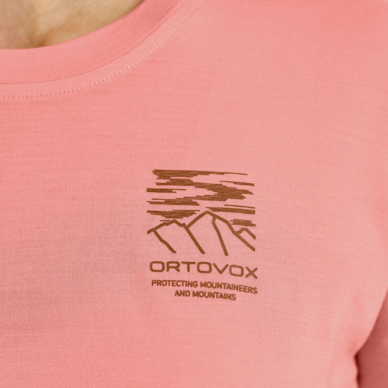 Dámske funkčné tričko Ortovox 150 COOL MTN MISSION TS  - zelená