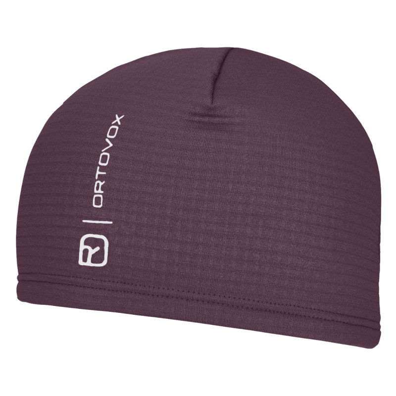 Čepice Ortovox FLEECE GRID BEANIE  - tmavě fialová