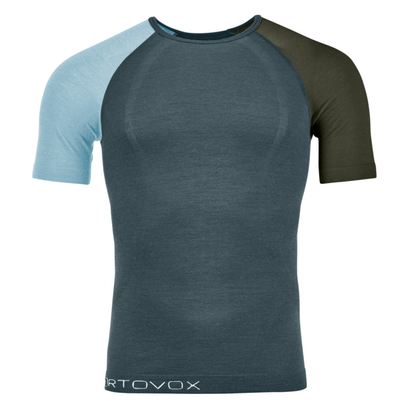 Pánske funkčné tričko Ortovox 120 COMPETITION LIGHT SHORT SLEEVE  - šedá