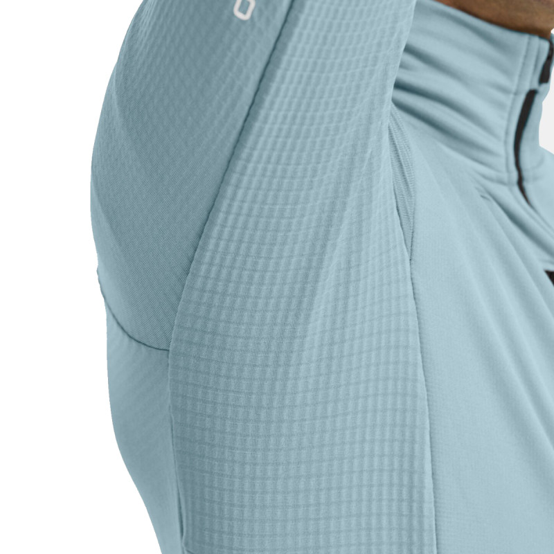 Pánska mikina Ortovox FLEECE GRID JACKET  - khaki