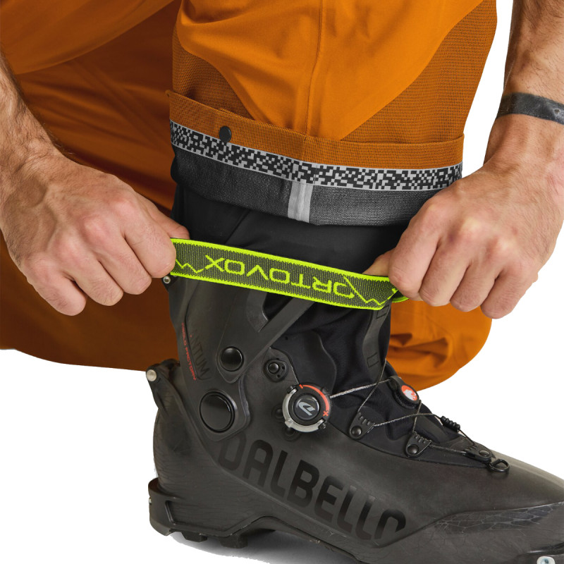 Pánské kalhoty Ortovox 3L RAVINE SHELL PANTS  - oranžová