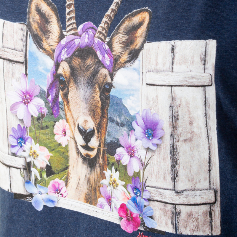 Dámske tričko Almgwand MIESENBACHALM  - tmavo modrá