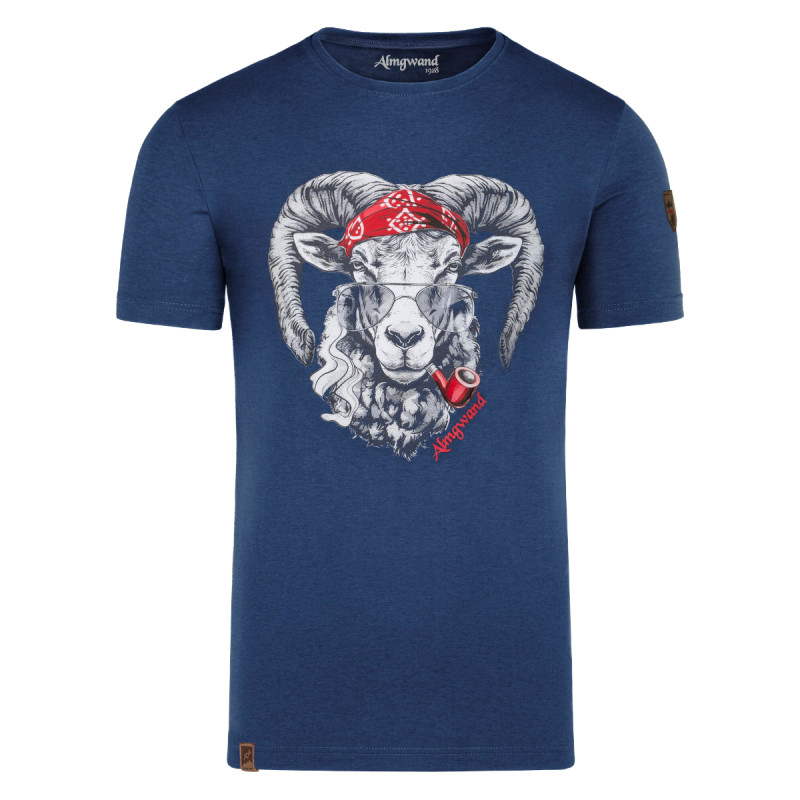 Pánské tričko Almgwand OGRISALM  - tmavě modrá