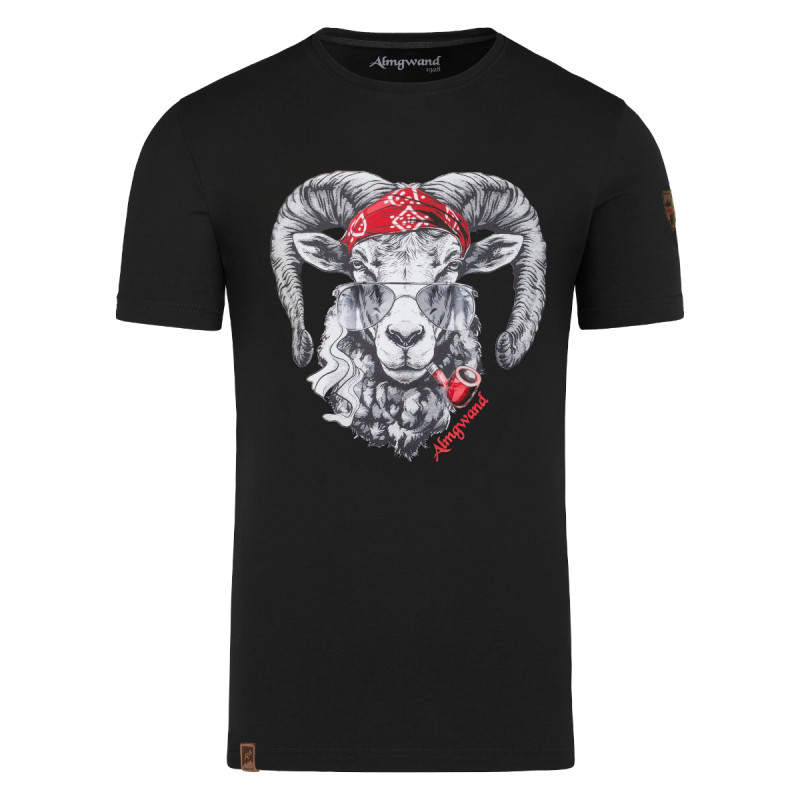 Pánské tričko Almgwand OGRISALM  - černá