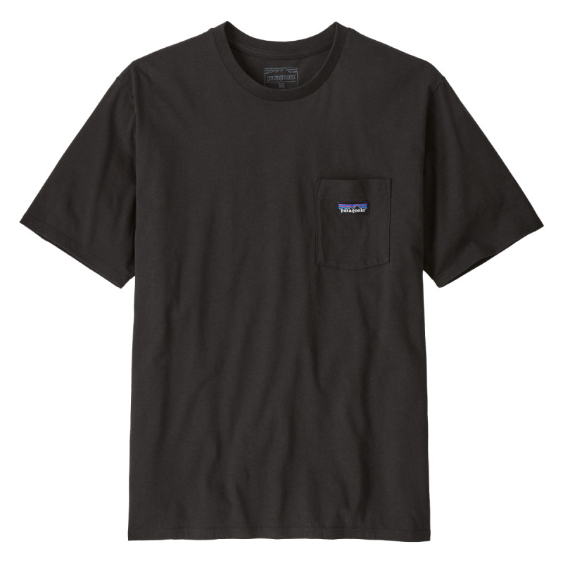 Pánske tričko Patagonia DAILY POCKET TEE  - čierna