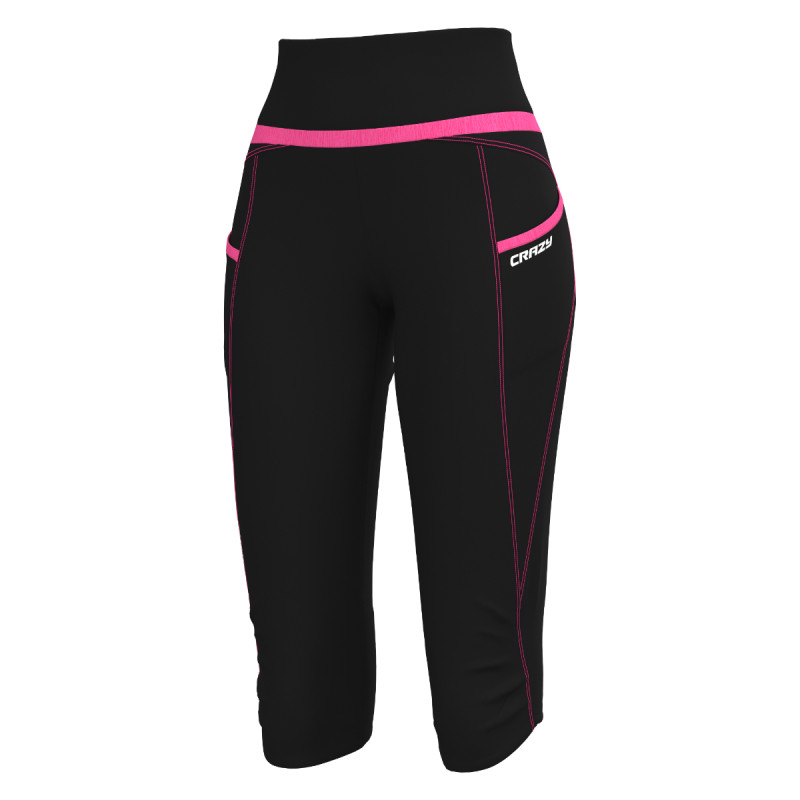 Dámske kraťasy Crazy MID-SHORT EXIT  - čierna