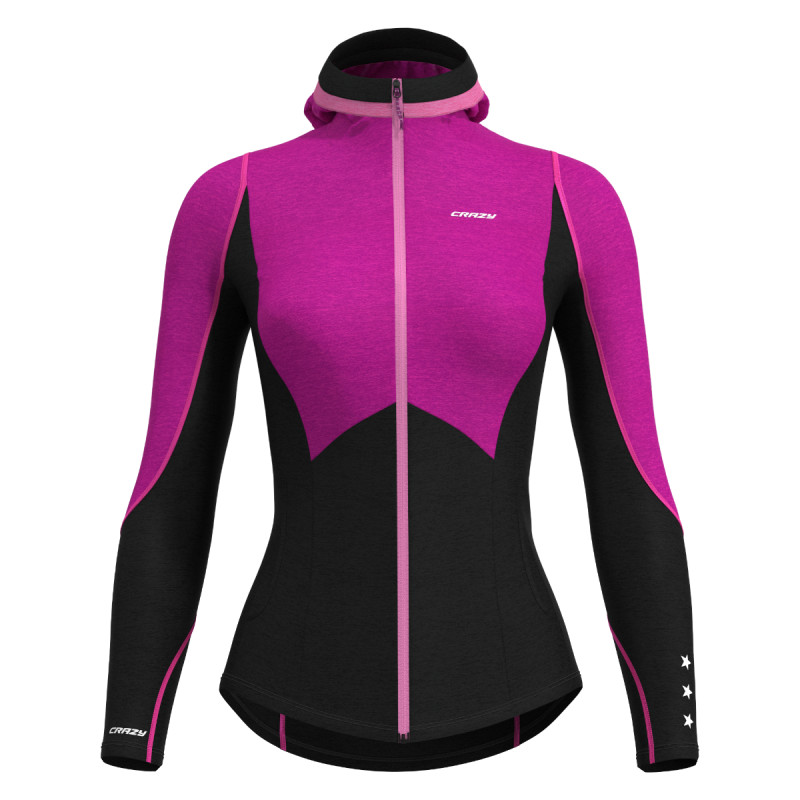 Dámská mikina Crazy EXIT LIGHT  - růžová