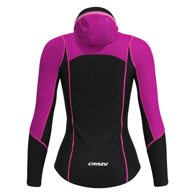 Dámská mikina Crazy EXIT LIGHT  - růžová