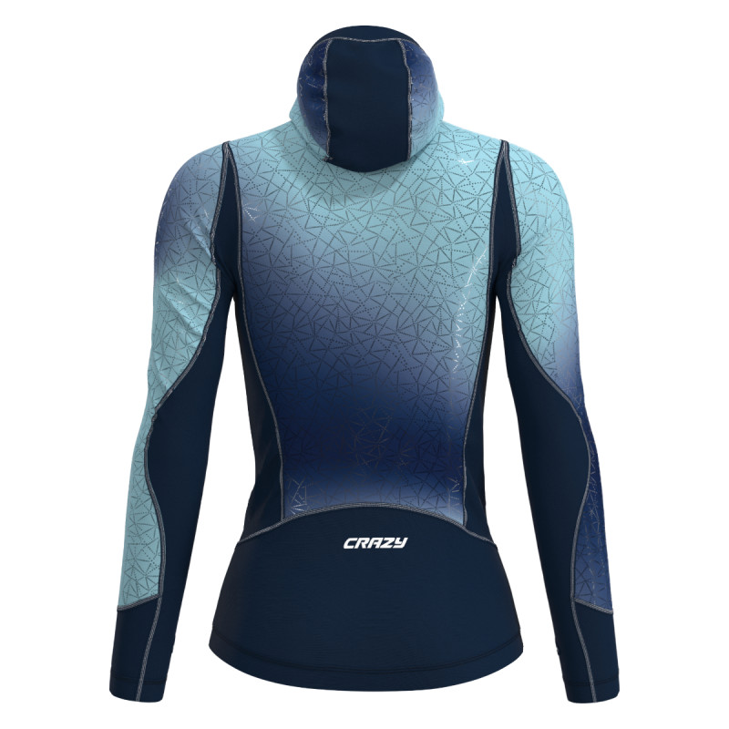Dámska mikina Crazy OXYGEN LIGHT  - modrá