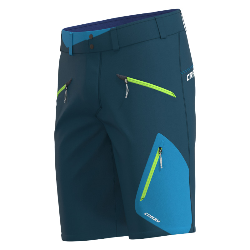 Pánske kraťasy Crazy RESOLUTION  - petrolejová