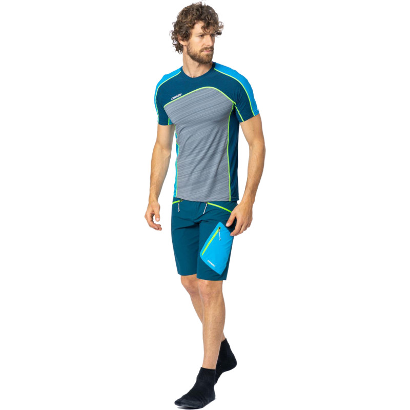 Pánske kraťasy Crazy RESOLUTION  - petrolejová