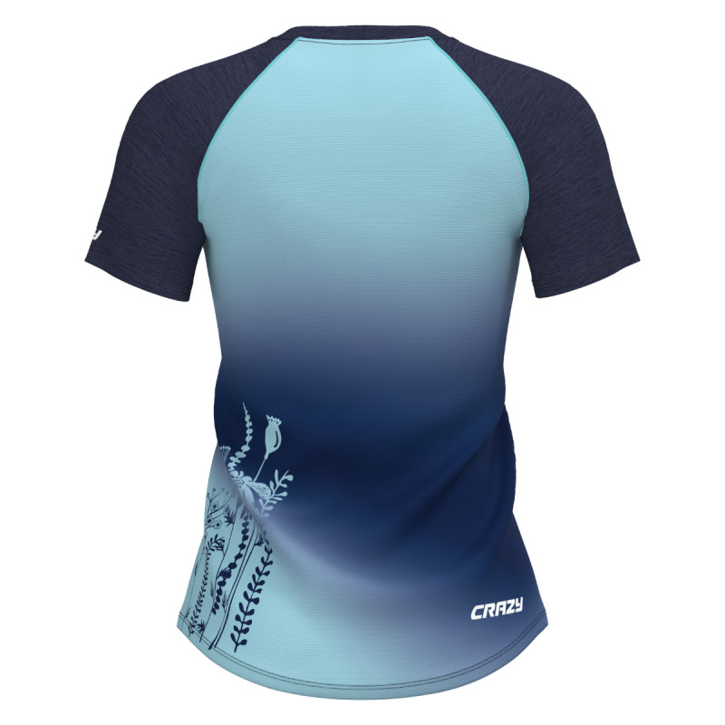 Dámské turistické funkční tričko Crazy ALPINSTAR  - modrá