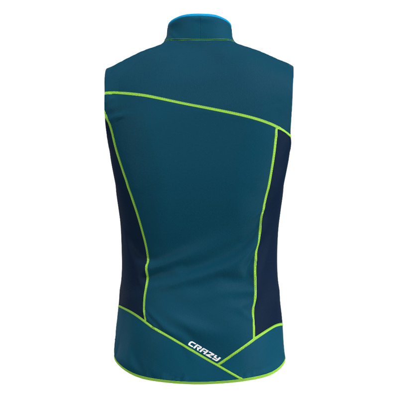 Pánska vesta Crazy AVENGER LIGHT  - petrolejová