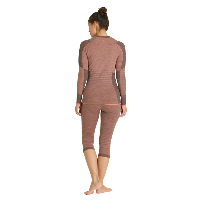 Dámské funkční tričko Ortovox 230 COMPETITION LONG SLEEVE  - růžová