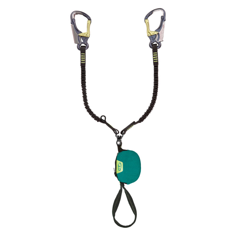 Ferratový set Climbing Technology TOP SHELL COMPACT TWIST  - zelená