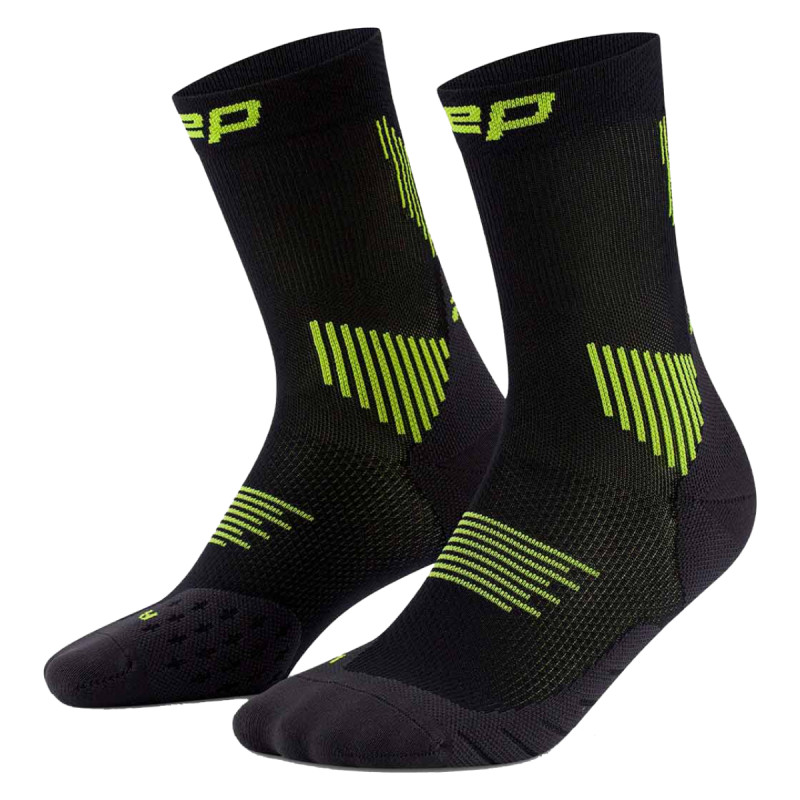 Pánské běžecké ponožky CEP RUN COMPRESSION 5.0  - černá