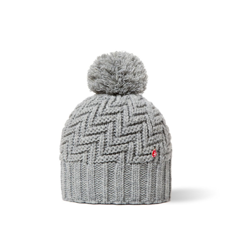 Dívčí čepice Jail Jam ZIGZAG PON  - světle šedá