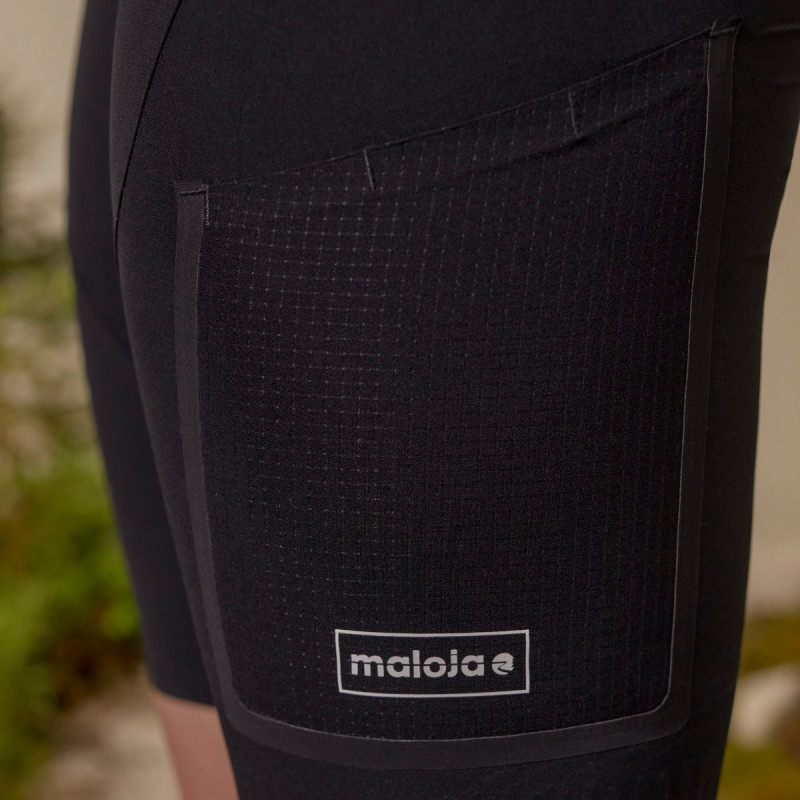 Dámske cyklistické kraťasy Maloja KIBOM. NOS  - čierna
