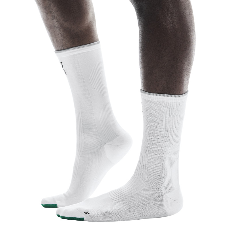 Bežecké ponožky On ELITE RUN SOCK HIGH  - biela