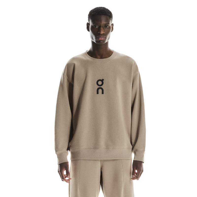 Pánská mikina On CLUB CREW  - světle hnědá