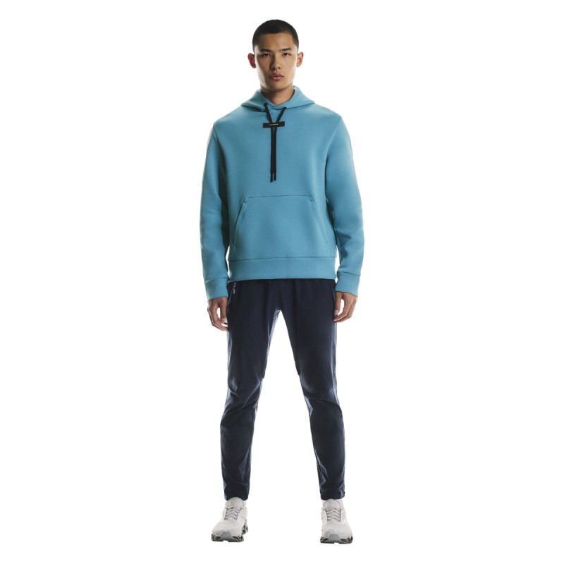 Pánska mikina On FOCUS TECH HOODIE  - svetlo modrá