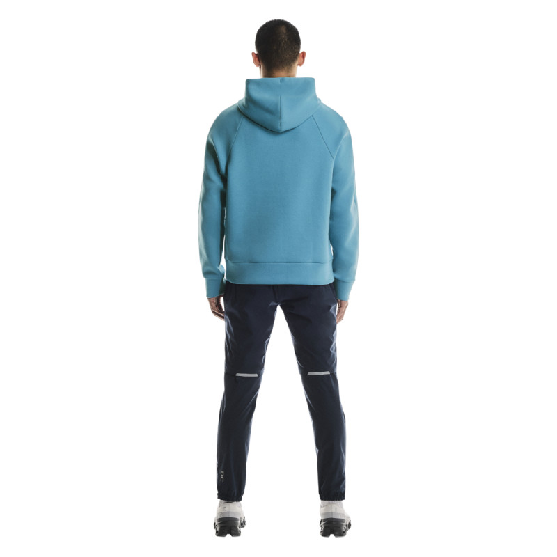 Pánska mikina On FOCUS TECH HOODIE  - svetlo modrá