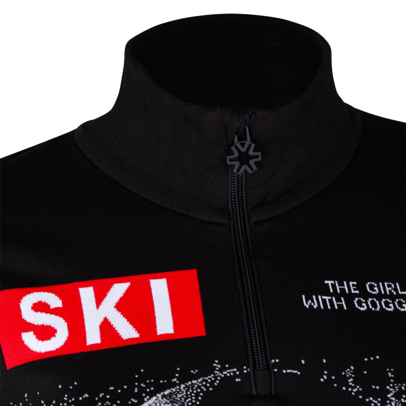 Dámska mikina Newland MIRAMONTI N4 6787  - čierna