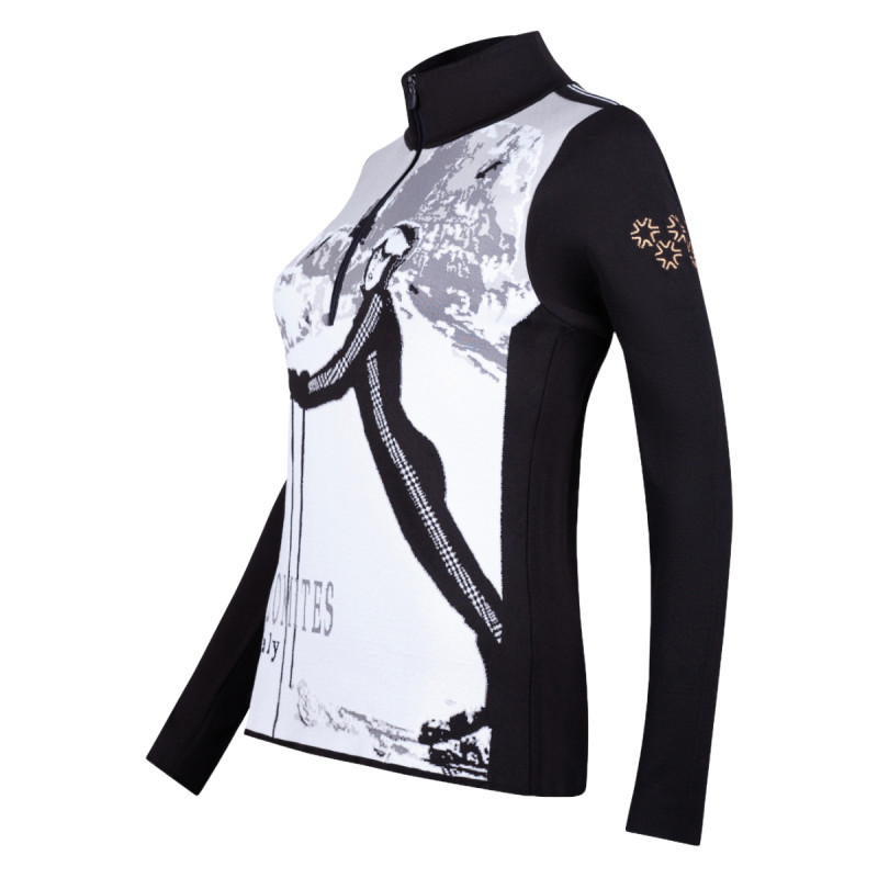 Dámska mikina Newland TEIDE N4 6852  - čierna