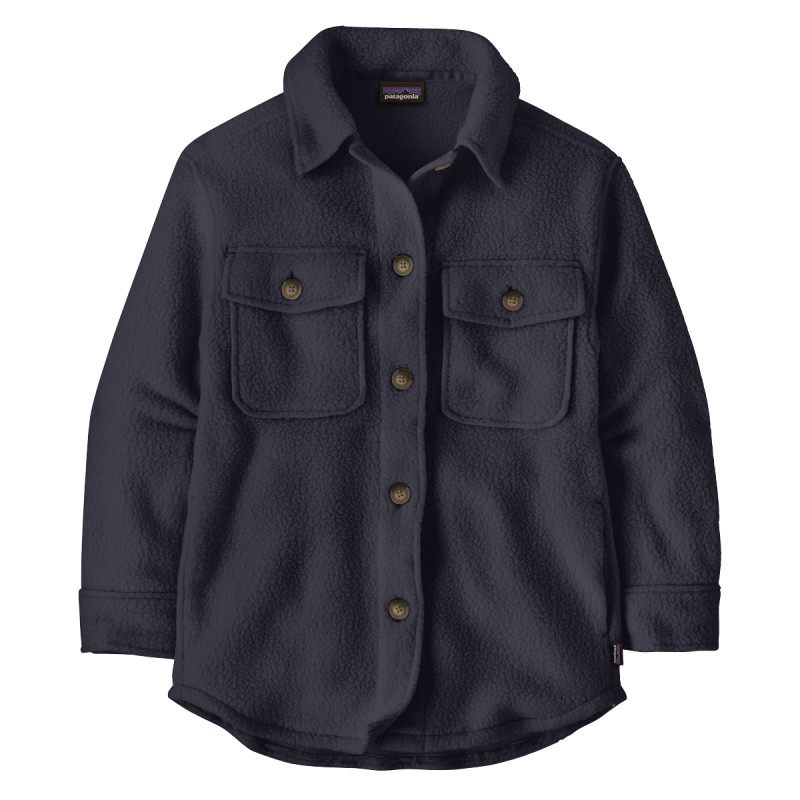 Dámsky kabát Patagonia RETRO PILE FLEECE SHACKET  - tmavo modrá