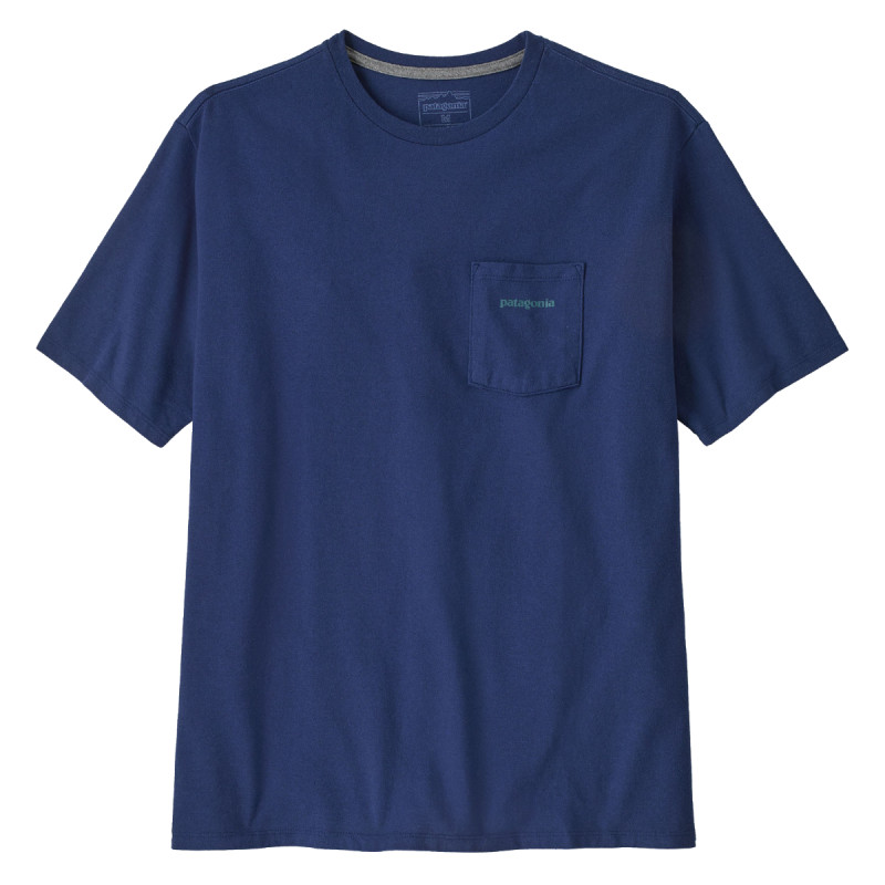 Pánské tričko Patagonia BOARDSHORT LOGO POCKET RESPONSIBILI-TEE  - tmavě modrá