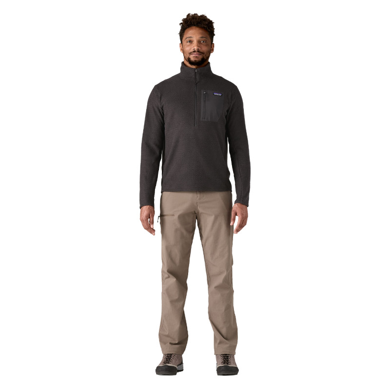Pánská mikina Patagonia R1 AIR ZIP-NECK  - černá