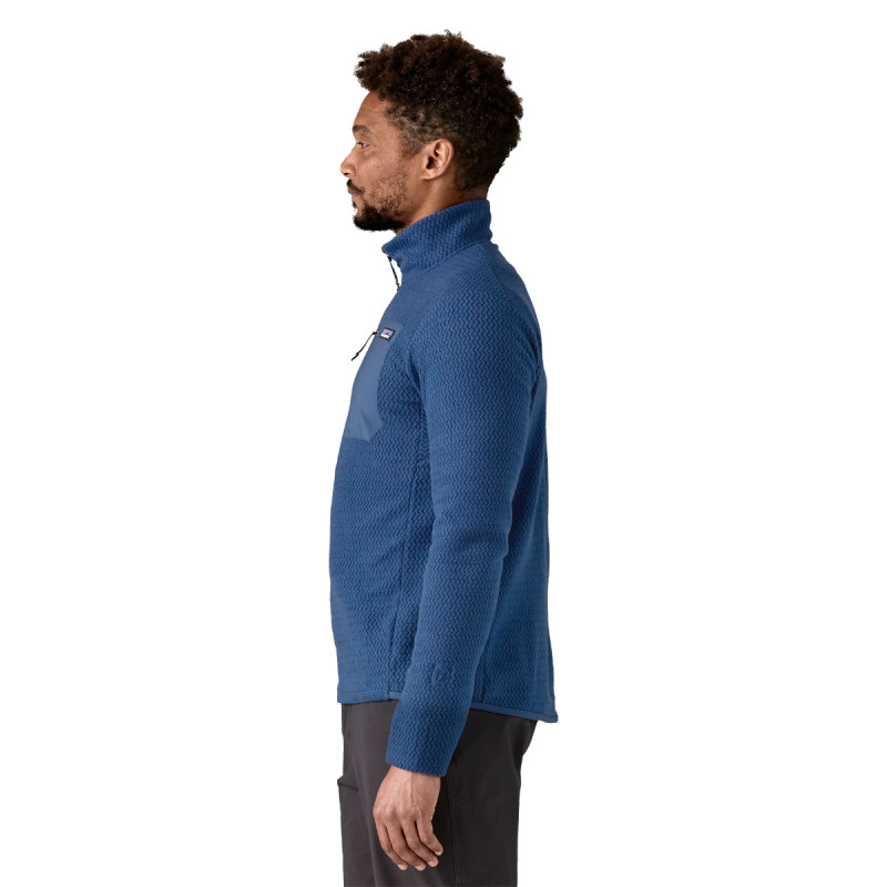 Pánska mikina Patagonia R1 AIR ZIP-NECK  - tmavo modrá
