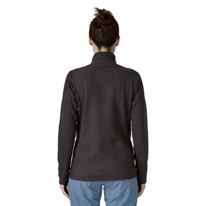 Dámska mikina Patagonia R1 AIR ZIP-NECK  - čierna
