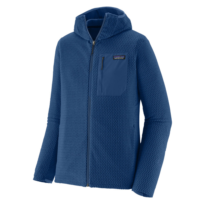 Pánska mikina Patagonia R1 AIR FULL-ZIP HOODY  - tmavo modrá