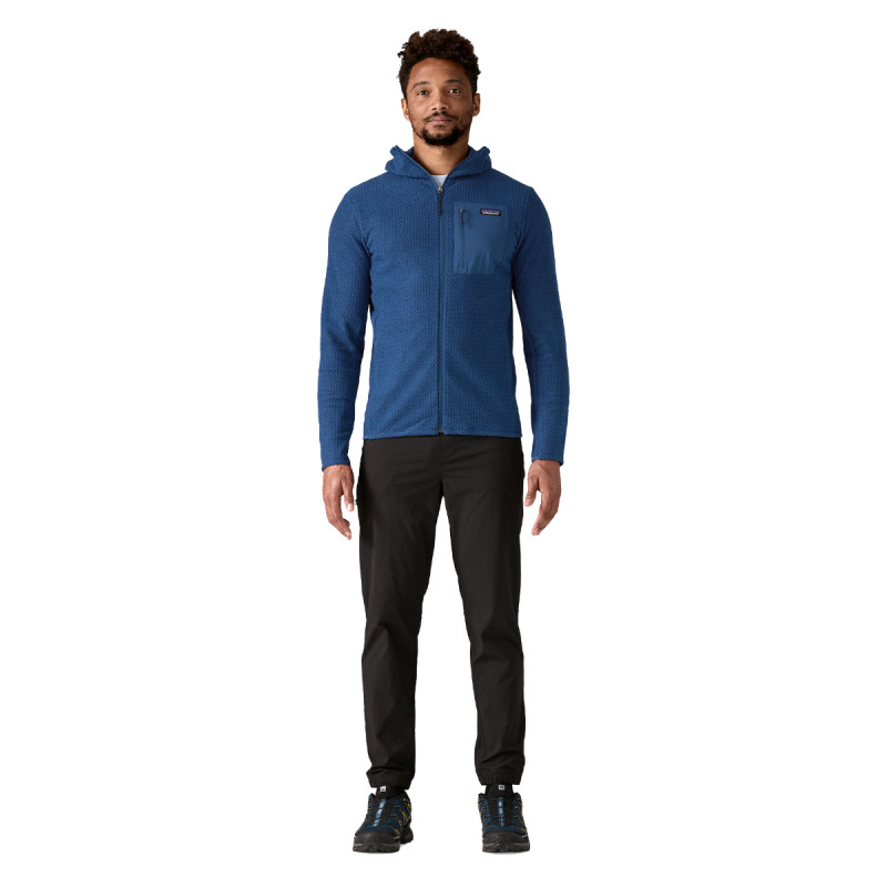 Pánska mikina Patagonia R1 AIR FULL-ZIP HOODY  - tmavo modrá