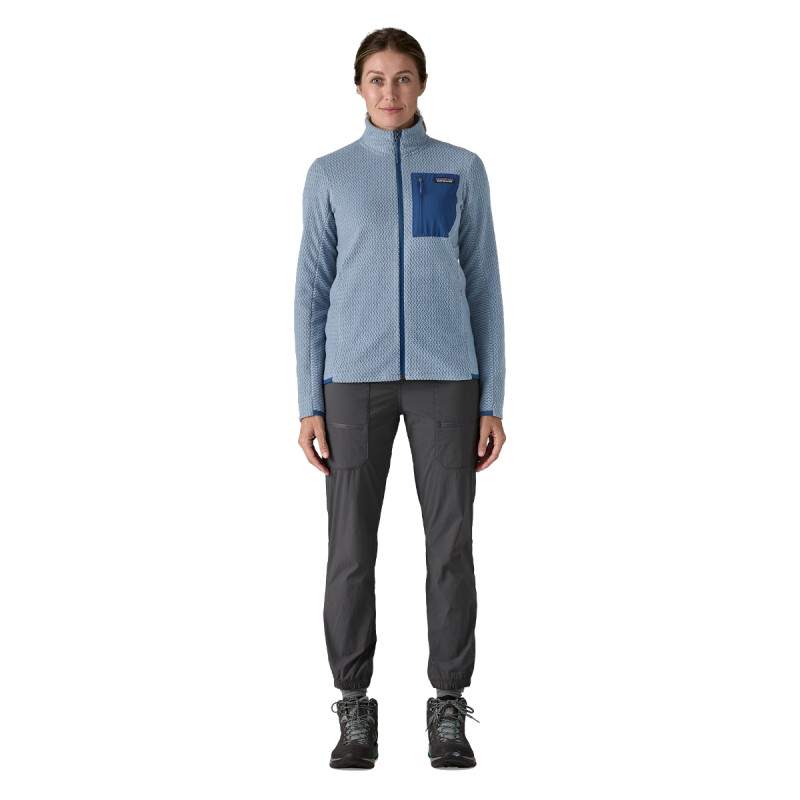 Dámská mikina Patagonia R1 AIR FLEECE JACKET  - světle modrá