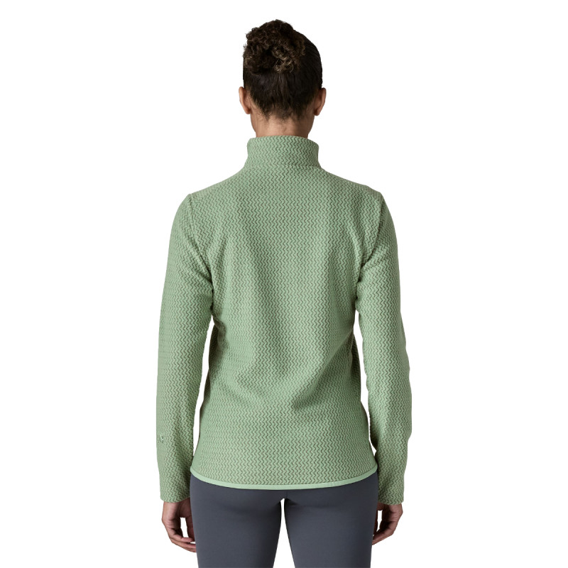 Dámska mikina Patagonia R1 AIR FLEECE JACKET  - svetlo zelená