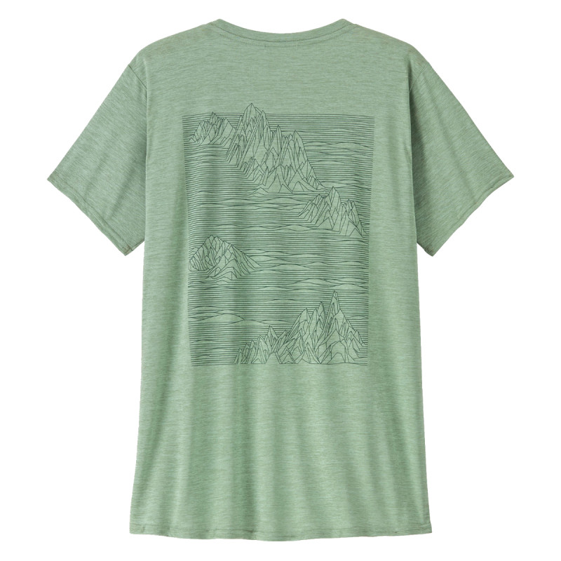 Dámske funkčné tričko Patagonia CAPILENE COOL DAILY GRAPHIC SHIRT  - svetlo zelená
