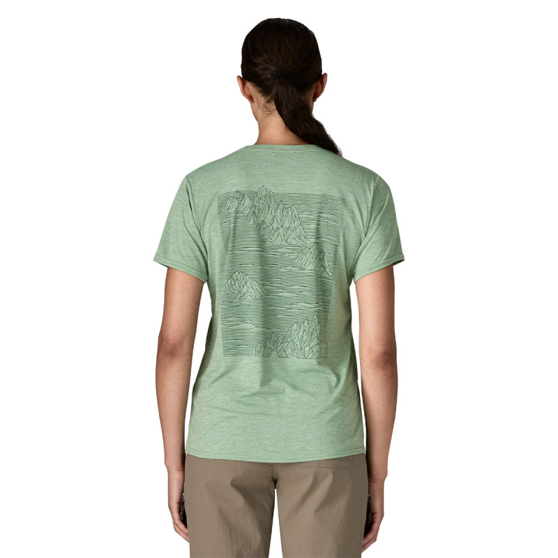 Dámske funkčné tričko Patagonia CAPILENE COOL DAILY GRAPHIC SHIRT  - svetlo zelená