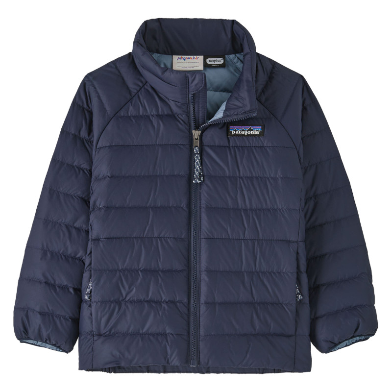 Detská bunda Patagonia BABY DOWN SWEATER  - tmavo modrá